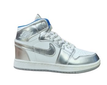 AJ 1 Silver/White